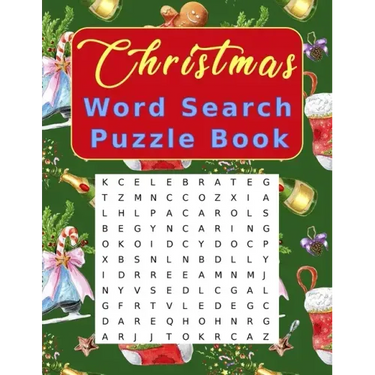 Christmas Word Search Puzzle Book: Large Print Crossword Puzzles for Adults and Kids