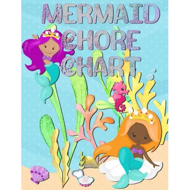 Mermaid Chore Chart: Kids Weekly Chore Chart Tracker