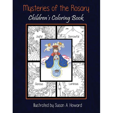 Mysteries of the Rosary: Children's Coloring Book