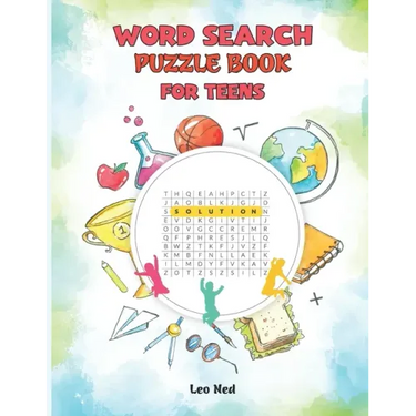 Word Search Puzzle Book for Teens: Brain Teasers for Adventures young adult Hidden word search for Teens