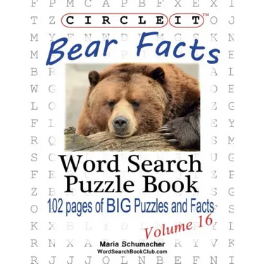 Circle It, Bear Facts, Word Search, Puzzle Book