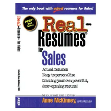 Real-Resumes for Sales
