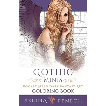 Gothic Minis - Pocket Sized Dark Fantasy Art Coloring Book