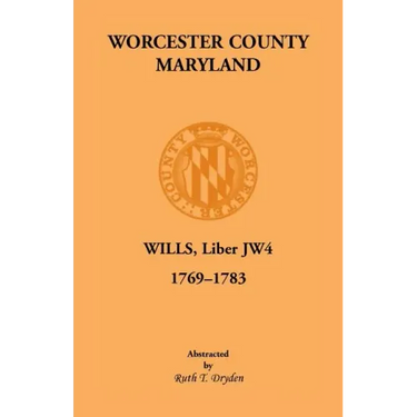 Worcester Will Books, Liber JW4, 1769-1783