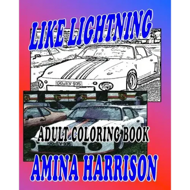 Like Lightning Adult Coloring Book