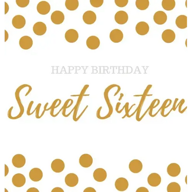 Happy 16th Birthday Guest book Sweet Sixteen: Guest book, party and birthday celebrations decor, memory book,16th birthday guest book, happy birthday