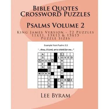 Bible Quotes Crossword Puzzles: Psalms