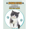 Adorable Kittens Adult Coloring Book For Cat Lover: A Fun Easy, Relaxing, Stress Relieving Beautiful Cats Large Print Adult Coloring Book Of Kittens,