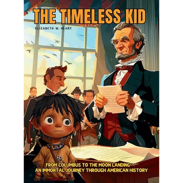 The Timeless Kid: The story of an Immortal Boy Who Witnessed First Hand the Landmarks of American History, From Columbus to the Moon Landing, (Ages 7-