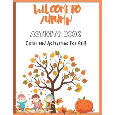 KsBooks Giant autumn Activity Book: Halloween & Thanksgiving Activity Book for All