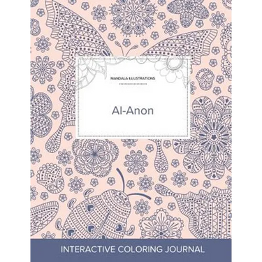 Adult Coloring Journal: Al-Anon (Mandala Illustrations, Ladybug)