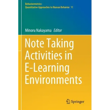 Note Taking Activities in E-Learning Environments