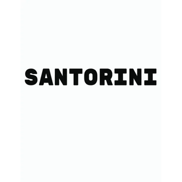 Santorini: Black and White Decorative Book to Stack Together on Coffee Tables, Bookshelves and Interior Design - Add Bookish Char