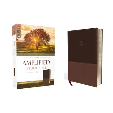Amplified Study Bible, Imitation Leather, Brown