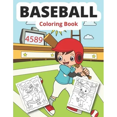 Baseball Coloring Book: For Kids