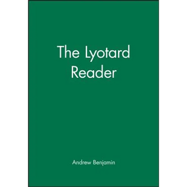 Lyotard Reader