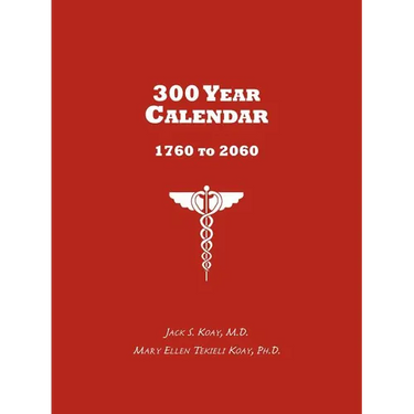 300 Year Calendar: 1760 to 2060
