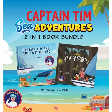 Captain Tim Sea Adventures 2 in 1 Book Bundle: Stories about Ocean Adventures and Treasure Hunting for Children Aged 4-8