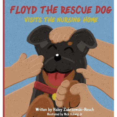 Floyd The Rescue Dog Visits The Nursing Home