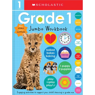 First Grade Jumbo Workbook: Scholastic Early Learners (Jumbo Workbook)