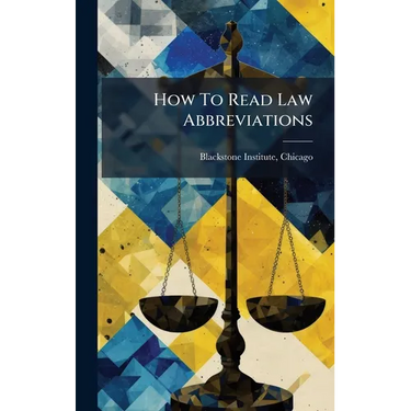 How To Read Law Abbreviations