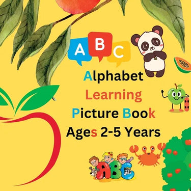 Alphabet Learning Picture Book For Kids Aged 2-5 Years