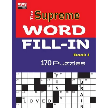 The Supreme WORD FILL-IN Book