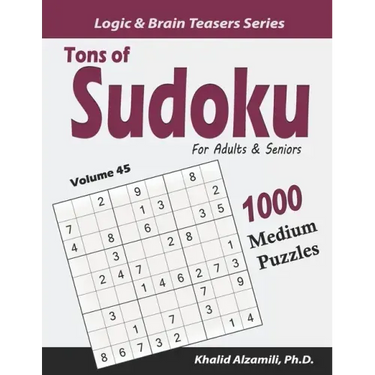 Tons of Sudoku for Adults & Seniors: 1000 Medium Puzzles