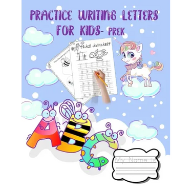 Practice Writing Letters for Kids Prek: Shapes, and letter tracing books for kids ages 3-5. Over 115 pages. learning to write for preschoolers from ea