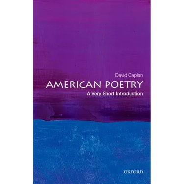 American Poetry: A Very Short Introduction
