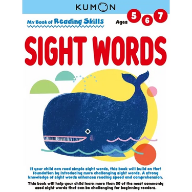 Kumon My Bk of Reading Skills: Sight Words