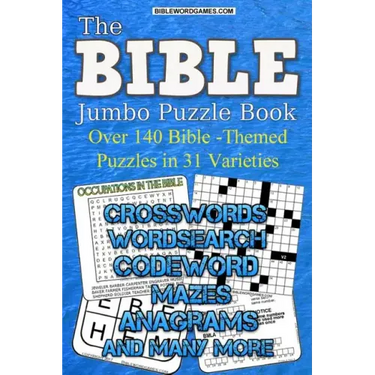 Bible Jumbo Variety Puzzle Book Vol.1: Over 140 Bible themed puzlzles in 31 varieties