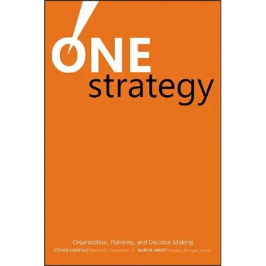 One Strategy: Organization, Planning, and Decision Making