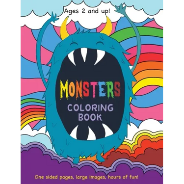 Monsters Coloring Book for Kids Ages 2 and Up!