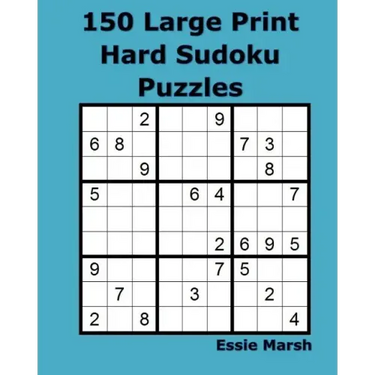 150 Large Print Hard Sudoku Puzzles