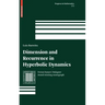Dimension and Recurrence in Hyperbolic Dynamics