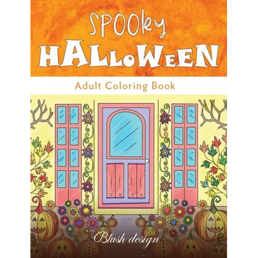 Spooky Halloween: Adult Coloring Book