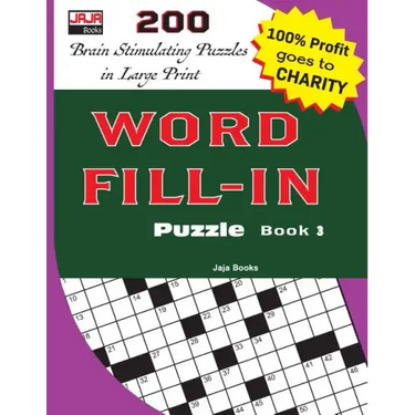 WORD FILL-IN Puzzle Book 3