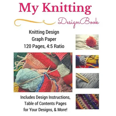 Knitting Design Graph Paper Book 4: 5 Ratio 120 Pages