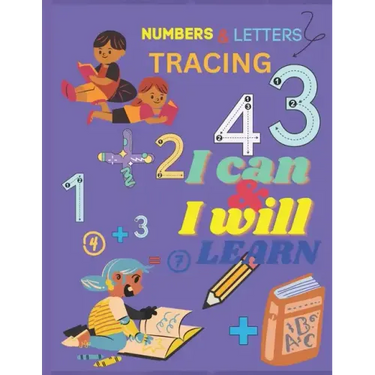 Preschool Numbers & Letters Tracing Book 2 to 6: Preschool Tracing Book