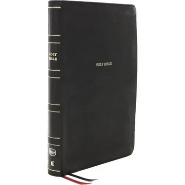 Nkjv, Thinline Bible, Large Print, Leathersoft, Black, Thumb Indexed, Comfort Print: Holy Bible, New King James Version
