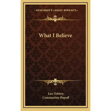 What I Believe