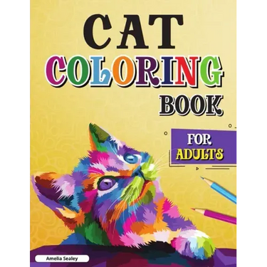 Cats with Mandalas - Adult Coloring Book: Stress relief & Relaxing Cats Coloring Book for Adults