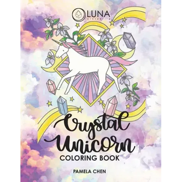 Crystal Unicorn Tarot Coloring Book
