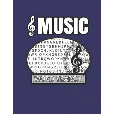 Music Word Search: 50 Large Print Word Search Puzzles For People Who Love Songs And Melodies