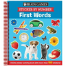 Brain Games - Sticker by Number: First Words (for Kids Ages 3-6): A Kid's Sticker Activity Book with More Than 150 Stickers!