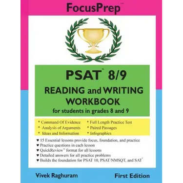 PSAT 8/9 READING and WRITING Workbook: for students in grades 8 and 9