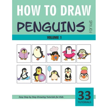How to Draw Penguins for Kids - Volume 1