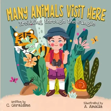 MANY ANIMALS VISIT HERE Trekking through the Jungle