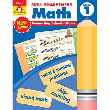 Skill Sharpeners: Math, Grade 1 Workbook